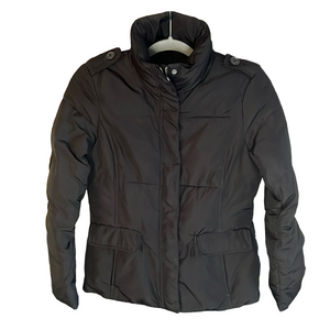 Banana Republic black fitted winter coat